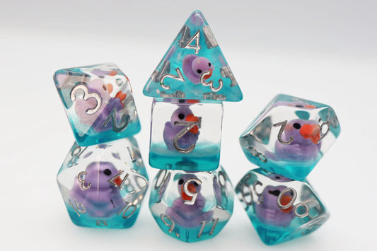 Lovely Duck RPG Dice Set - Game On
