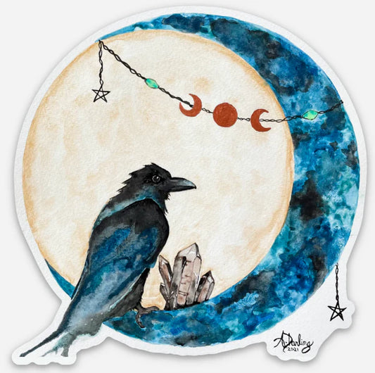 Lunar Raven Die Cut - 3" Die Cut - Game On