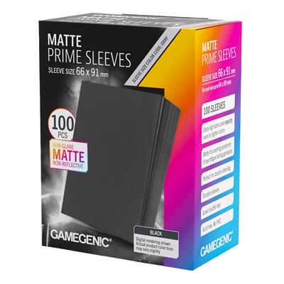 MATTE Prime Sleeves: Black - Game On