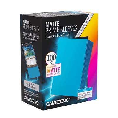 MATTE Prime Sleeves: Blue - Game On