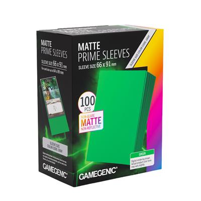 MATTE Prime Sleeves: Green - Game On