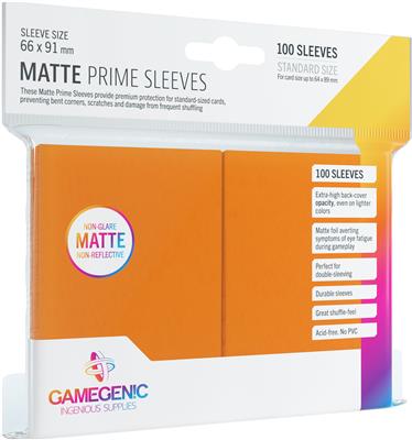 MATTE Prime Sleeves: Orange - Game On