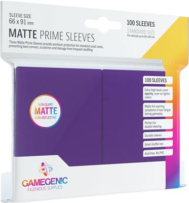 MATTE Prime Sleeves: Purple - Game On
