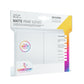 MATTE Prime Sleeves: White - Game On