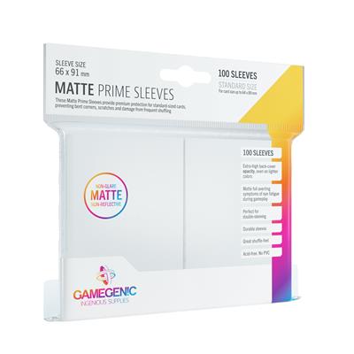 MATTE Prime Sleeves: White - Game On