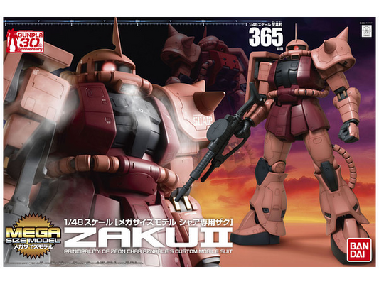 MS 06S Char"s Zaku II, Mega Size1/48 - Game On