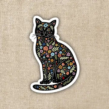 Magic Boho Cat Sticker - Game On