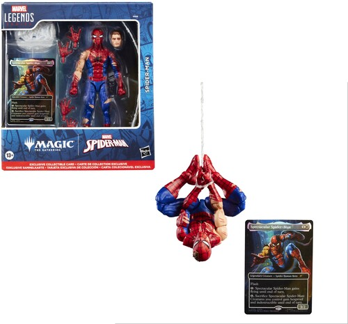 Marvel Legends x MTG Battle Damaged Spider Man - Game On