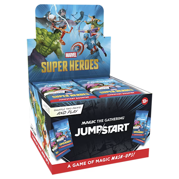 Marvel Super Heroes Jumpstart Booster Display - Game On