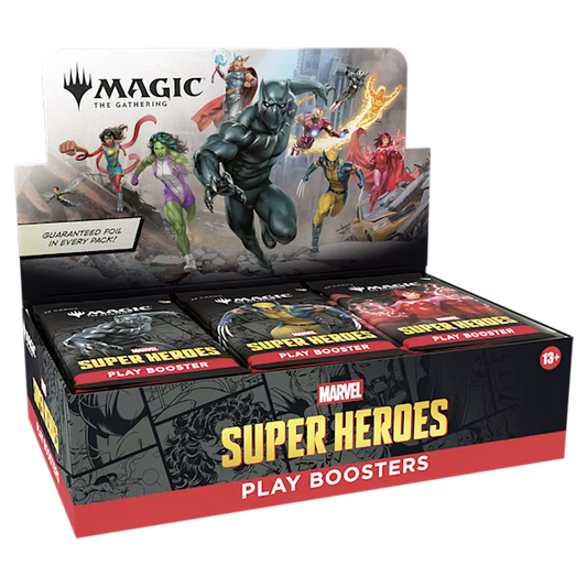 Marvel Super Heroes Play Booster Display - Game On