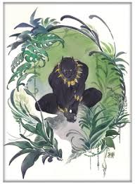 Marvel Voices Momoko Var Black Panther Magnet - Game On