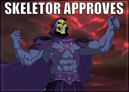 Masters of the Universe Skeletor Approves Magnet - Game On