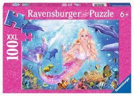 Mermaid and Dolphins 100pc Puzz - Game On