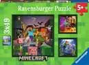Minecraft Biomes 3 x 49 pc Puzzle - Game On
