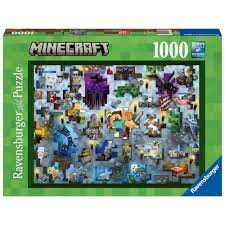 Minecraft - Mobs CHALLENGE 1000 pc Puzzle - Game On