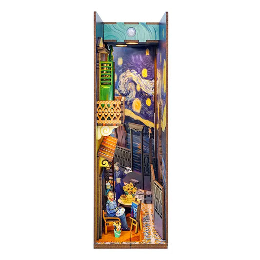 Miniature House Book Nook Kit - Vincent's World - Game On