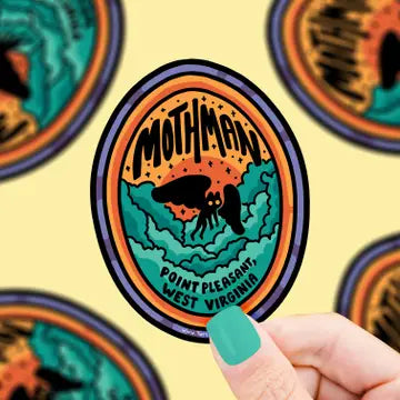 Mothman Cryptid Location Sighting Vinyl Sticker - Game On