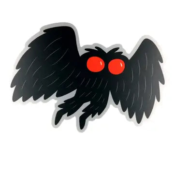 Mothman Cute creature sticker - Game On