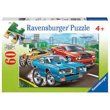 Muscle Cars 60pc Puzzle - Game On