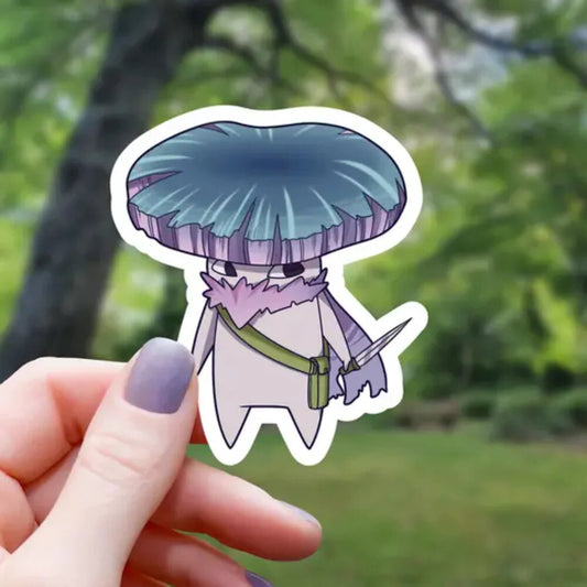 Mushroom Rogue Tabletop RPG Sticker - 3" - Game On