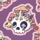 Mushroom Skull Garden Vinyl Sticker - Game On