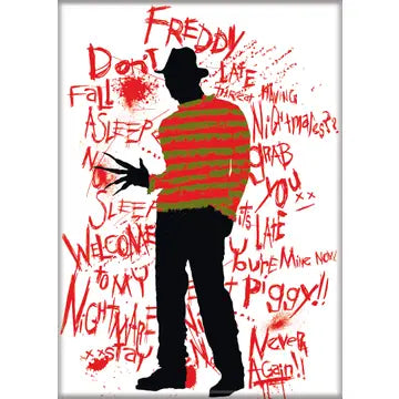 NOES Freddy Red Writing Magnet - Game On