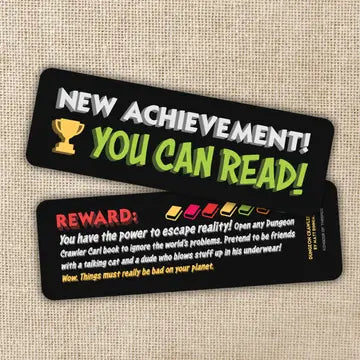 New Achievement You Can Read Bookmark - Game On