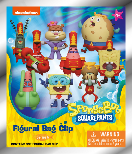 Nickelodeon 3D Foam Bag Clip Series 6 - Game On