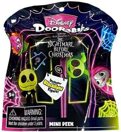 Nightmare Before Christmas Doorables Blacklight - Game On