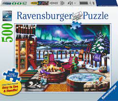 Northern Lights 500 pc Large Format Puzzle - Game On