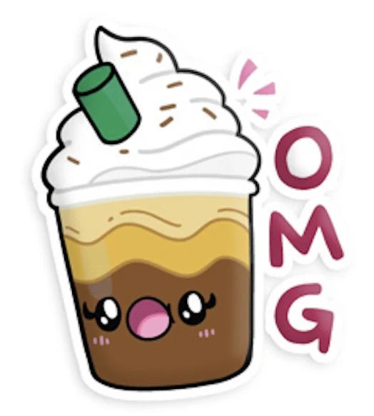 OMG Coffee Sticker - Game On