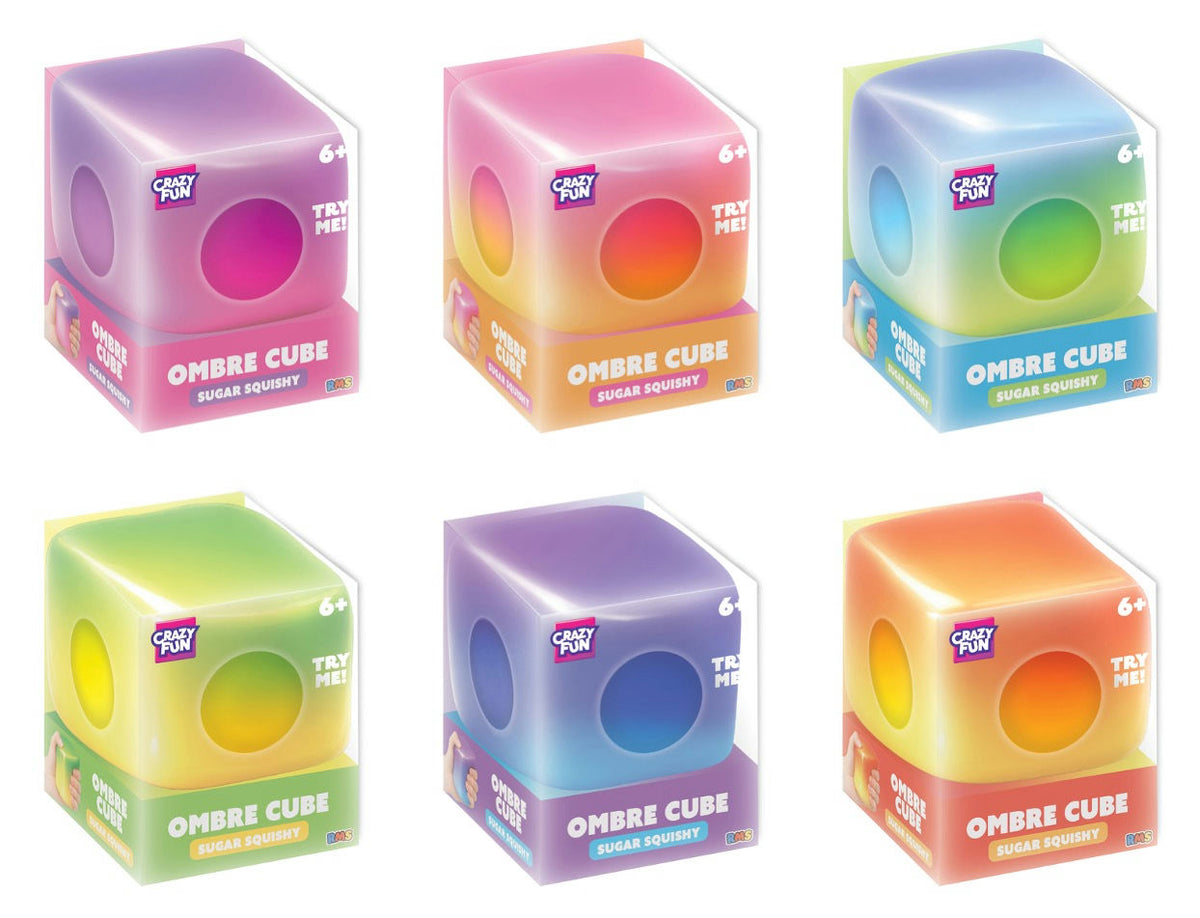 Ombre Squish Cube - Game On