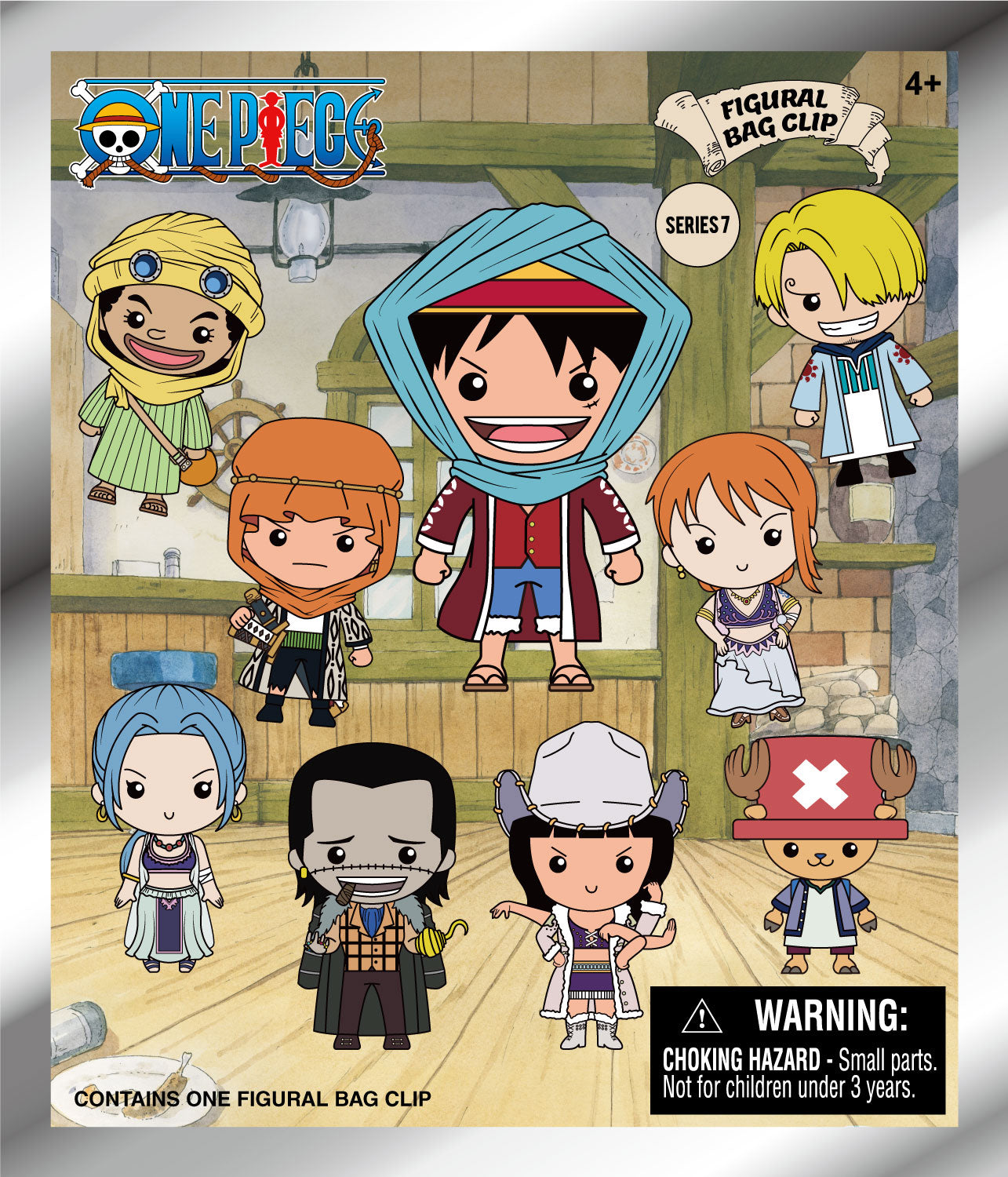 One Piece 3D Foam Bag Clip, Series 7 - Game On