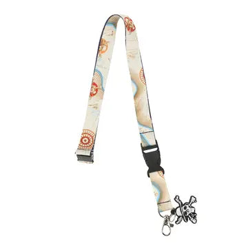 One Piece Live Action Straw Hat Crew Map 22" Lanyard - Game On