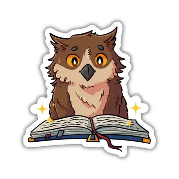 Owlbear Reading Sticker - Game On