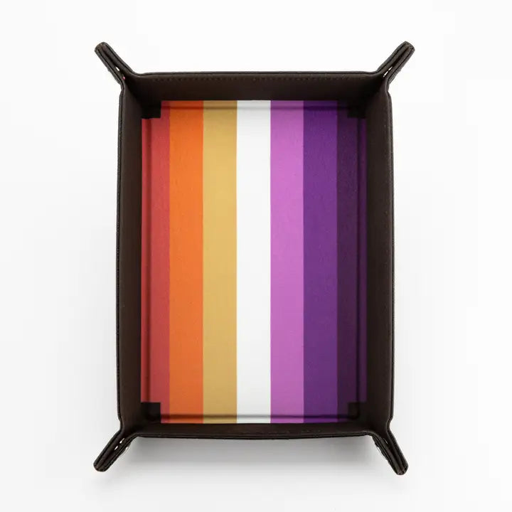 PRIDE Flag Dice Trays - Lesbian - Game On