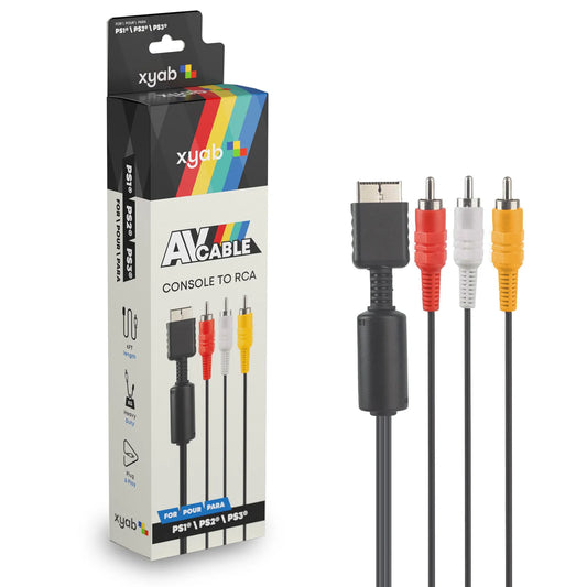 PS1 / PS2 / PS3 - AV Cable - Game On