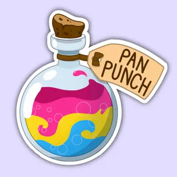 Pan Punch - Pansexual Pride Sticker - Game On