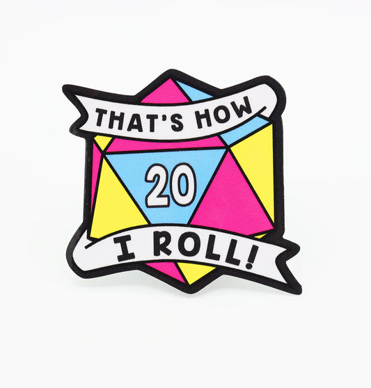 Pansexual Pride Sticker - That's How I Roll - Game On