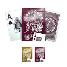 Peacock Classic Cards - Large Print - Game On
