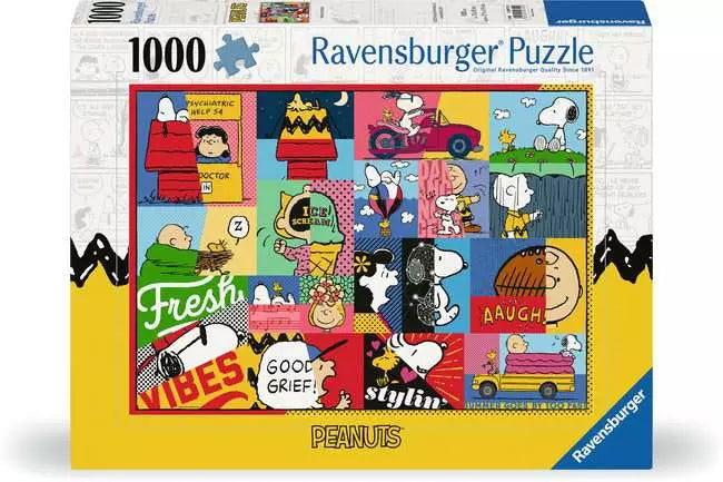 Peanuts Moments 1000 Pc Puzzle - Game On