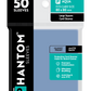Phantom Sleeves: Aqua Size (80mm x 80mm) Gloss/Matte (50) - Game On