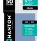 Phantom Sleeves: Aqua Size (80mm x 80mm) Matte/Matte (50) - Game On