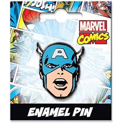 Pin - Captain America Head - Game On