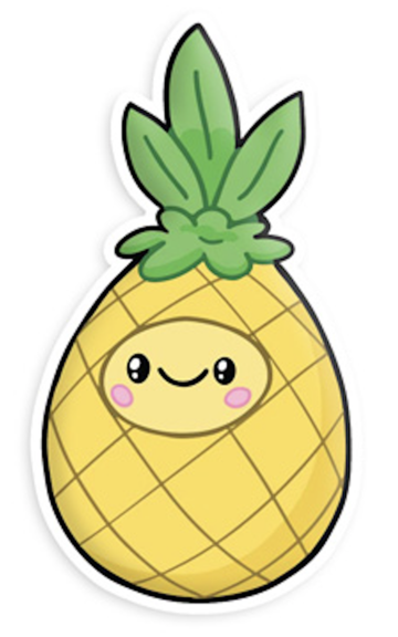 Pineapple Sticker - Game On