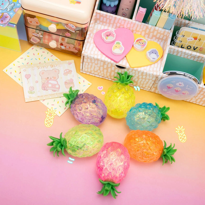 Pineapple Gummy 3D Fruits Sensory Squishy Toy - Game On