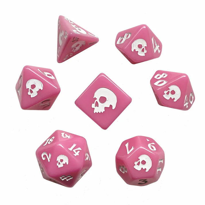 Pink Death - RPG Dice Set - Game On