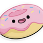 Pink Donut Sticker - Game On