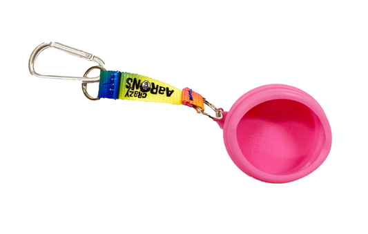 Pink Mini Tin Bag Clip - Crazy Aaron's - Game On