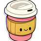 Pink to go Coffee Sticker - Game On